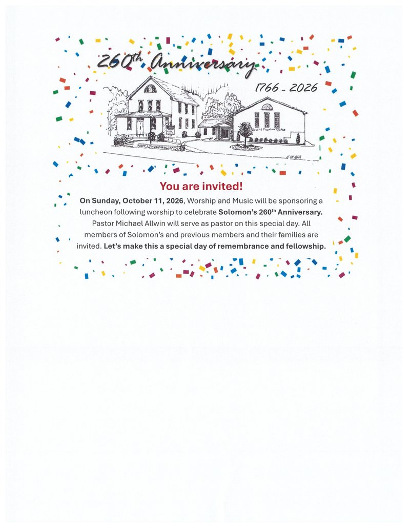 260th Anniversary